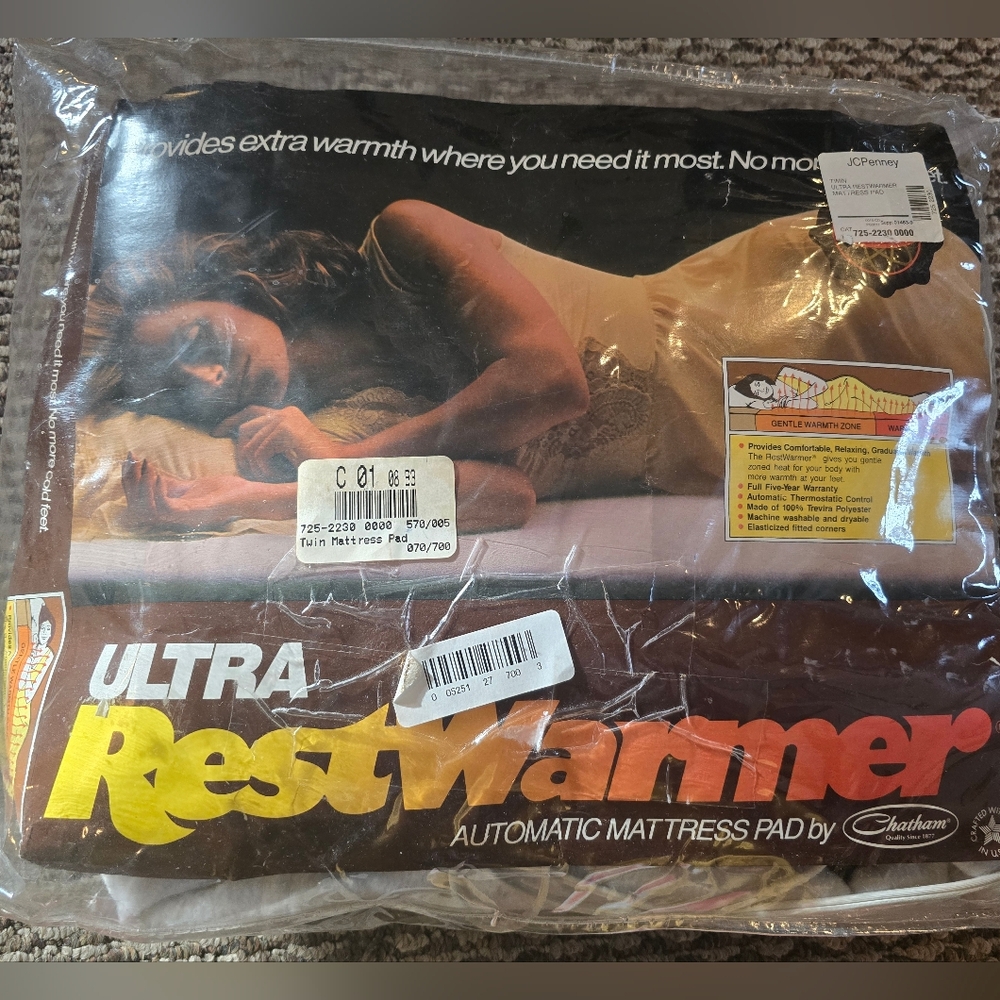 Ultra Rest Warmer Automatic Mattress Pad - Brown Chatham Quality